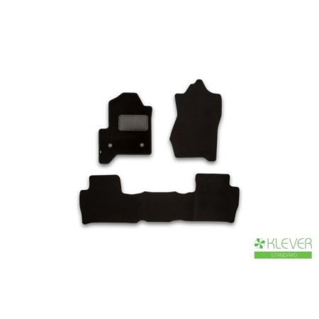 Rugs in the cabin Klever Standard Chevrolet Tahoe, 2015-2016, cross., 3 pcs. (textile)