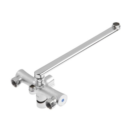 Bath mixer RMS SL126-006E, single-leaf, swivel spout, with shower set, chrome-1