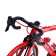 Metal bicycle "Tourist", red color