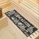 Bann Stear 150x50 with print "5 main rules in the bathhouse"