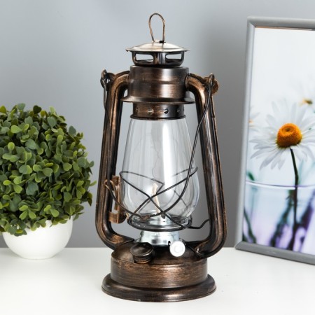 Kerosene lamp decorative 14x14x30 cm risalux