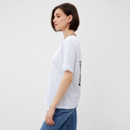 Women's T -shirt Minaku "Abstraction" Color White, size 50-5