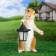 Garden Light "Gopher with a flashlight" 15x15x36cm