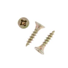 Self -tapping screws universal tundra Krep 3.5x16 mm, yellow zinc, 30 pcs.