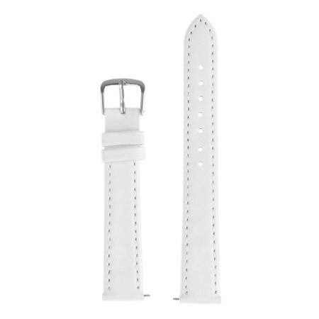 Solomon watch strap, 16 mm, genuine leather, L-20 cm, white-1