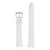 Solomon watch strap, 16 mm, genuine leather, L-20 cm, white