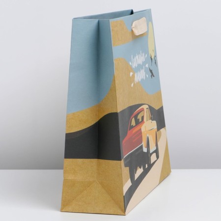 Package Gift Craft Vertical, packaging, “Happy Moments”, m 30 x 25.5 x 9 cm-1