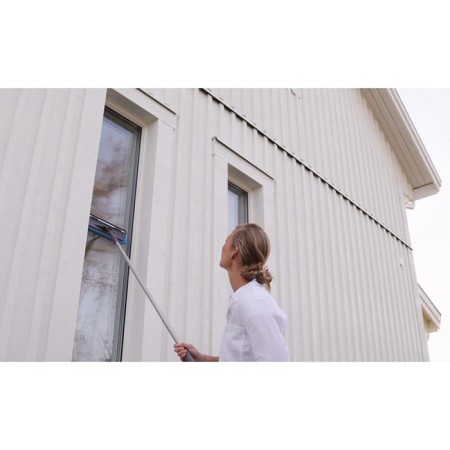 Mop for washing glasses and mirrors with a change of microfiber nozzle-3