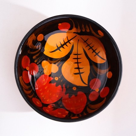 Солонка «Каравай», 7,5×3 см, хохлома-3