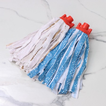 Nozzle for a mop of the share "skirt strips", color mix-7