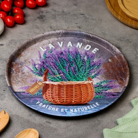 Track "Basket with lavender", 33 x 2 x 0.32 cm, metal