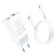 Network charger Hoco C97A, USB, Type-C, 20 W, Type-C-Type-C, 1 m, white