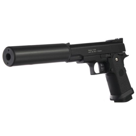 Strikeball gun "Galaxy" COLT 1911PD, with a muffler, feces. 6 mm-3