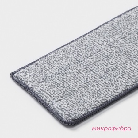 Nozzle for mops on Velcro made of microfiber of the share, fasteners from 2 sides, components to a set, 32 × 12.5 cm-2