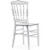 Plastic stool Chiavari plastic/Transparent 38x45x89 cm
