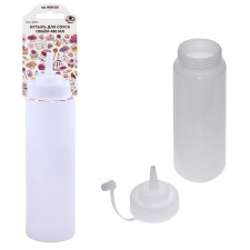 A bottle for multiple sauce, plastic, 480 ml