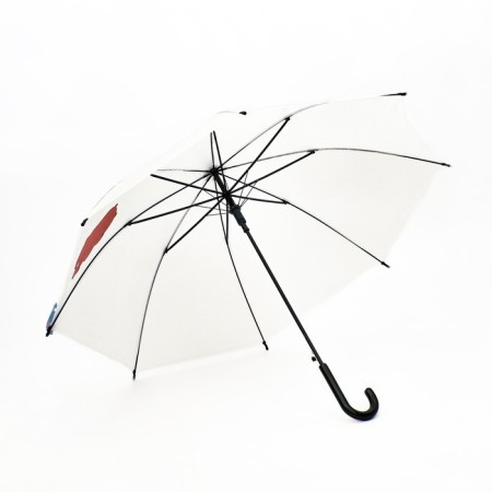 Semi -automatic "Bear", 8 spokes, r = 47/54 cm, d = 108 cm, white color.-2