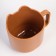 Children's mug 260 ml., "Bear", brown color