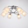 Chandelier 6591177/6 E27 40W chrome 72x72x24 cm Bayerlux