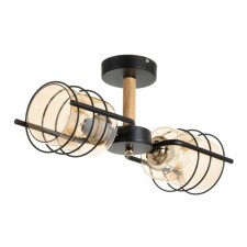 Maintenance chandelier 2he27 40w Black 43x14x21cm Bayerlux