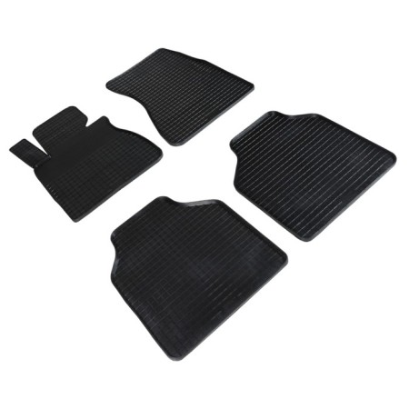 Rubber rugs ’grid’ for BMW 7 Ser E66L, 2001-2008