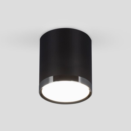 Ceiling accent light (SPOT) ELEKTROSTANDARD, DLR024 DL LED 6 W, 68x68x76 mm, IP20, black matte color