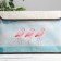 Stellyer box for storage with a flamingos lid, 38 × 25 × 24 cm