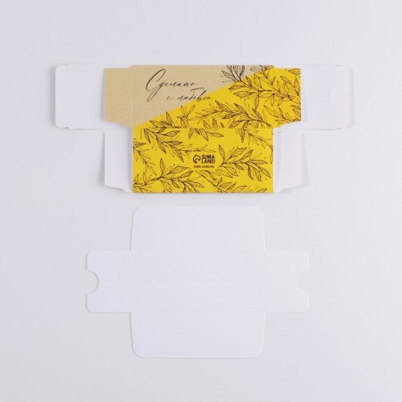 Box for Makarun, confectionery packaging, “Made with love”, 12 x5.5 x 5.5 cm-4