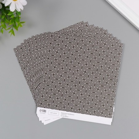 Scrapbooking Paper Autotrek density 180 grams set 10 pcs 15.5x17 cm-1