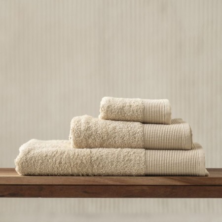 Terry towel Pasionaria "Play", 450 g, size 30x50 cm, cream color