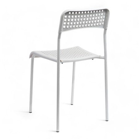 The mesh stool is white-4