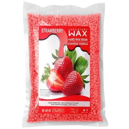 Film wax for depilation in the Jessnail granules "Strawberry", 500 g