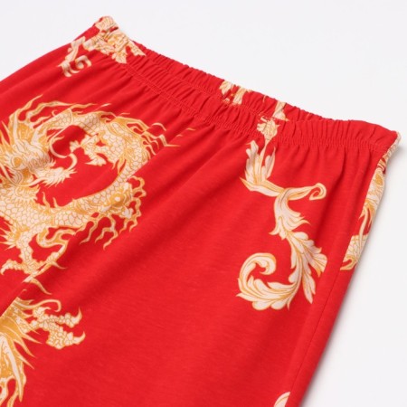 Female set (top/pants), red color, size 52-6