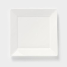Porcelain Square Wilmax Stella, 18.5 × 18.5 cm, white color