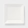 Porcelain Square Wilmax Stella, 18.5 × 18.5 cm, white color