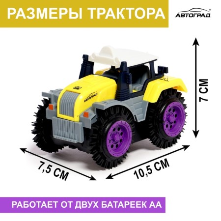 The “Farmer” Tractor-Perevoysh Tractor works on batteries, yellow color-1