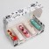 Eclaire box, confectionery packaging, 5 inserts, Man Pattern, 25.2 x 15 x 7 cm