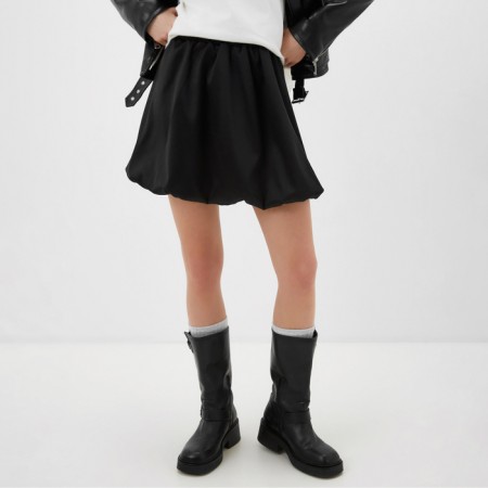 Ballon Skirt Women Mini Mist, p. L, black