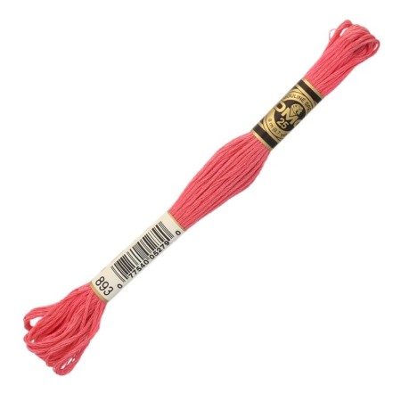 The threads of the DMC 117 (893), 12 pcs. packaged