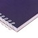 Notepad A5, 80 sheets in a cage, on the crest "blue", a solid substrate, cover coated cardboard, block 60g/m2