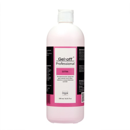 Extracular remedy for removing gel polish, artificial nails Gel-off Professional, 500 ml