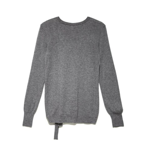 Female jumper with decorative assembly Conte Elegant, size M, color Steel Grey-4