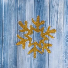 Snowflake sticker 