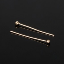 Pin with a ball SM-1103-14, 2 cm, 50 g (± 310 pcs.), Color gold