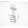 Universal holder of a plastic frame, black
