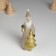 Polystone souvenir "Santa Claus with a golden Christmas tree, with a bell" 4x4.5x10.8 cm