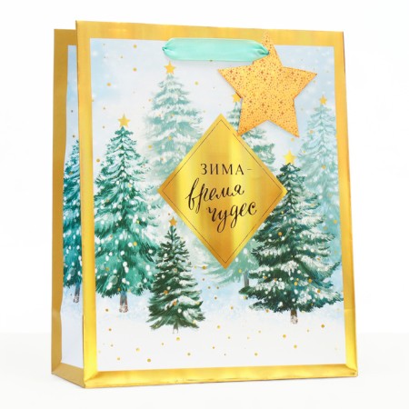 Gift package "Winter - Miracles time", 26 x 32 x 12 cm-1