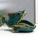Souvenir Polystone stand "Pisne-Dragon" dark green 17x16x29 cm