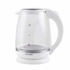 Чайник электрический WILLMARK WEK-2005G, стекло, 2 л, 2200 Вт, LED-подсветка, белый