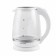 Electric kettle Willmark WEK-2005G, glass, 2 l, 2200 W, LED backlight, white